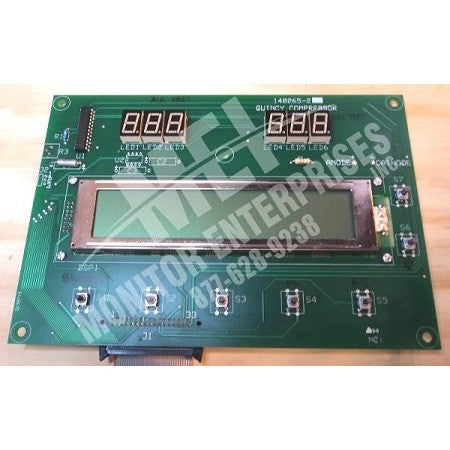 Quincy QSI 1000 Box 141813 PN:140265-1B Power Sync Compressor Controller PN: 140265-2A / 140265-02AA Display Board 