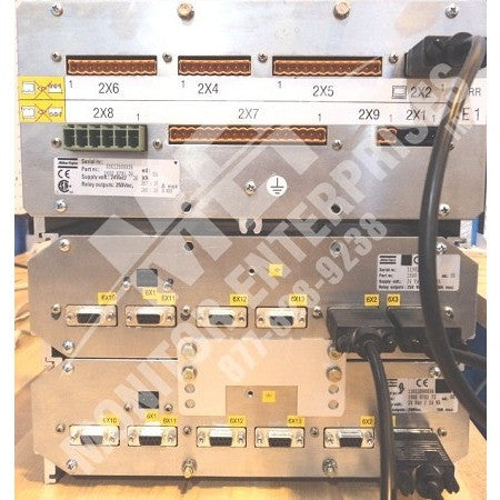 Atlas Copco 1900 0701 06 Mark III HRR High Range Regulator Standard Compressor Controller with two 2 - 1900 0701 72 Extension Modules (back)