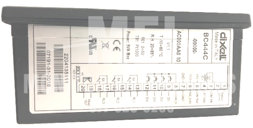 2204135111 Chicago Pneumatic 2204135111 ES4000 Dixell BC444C, AC005AA0 Compressor Controller