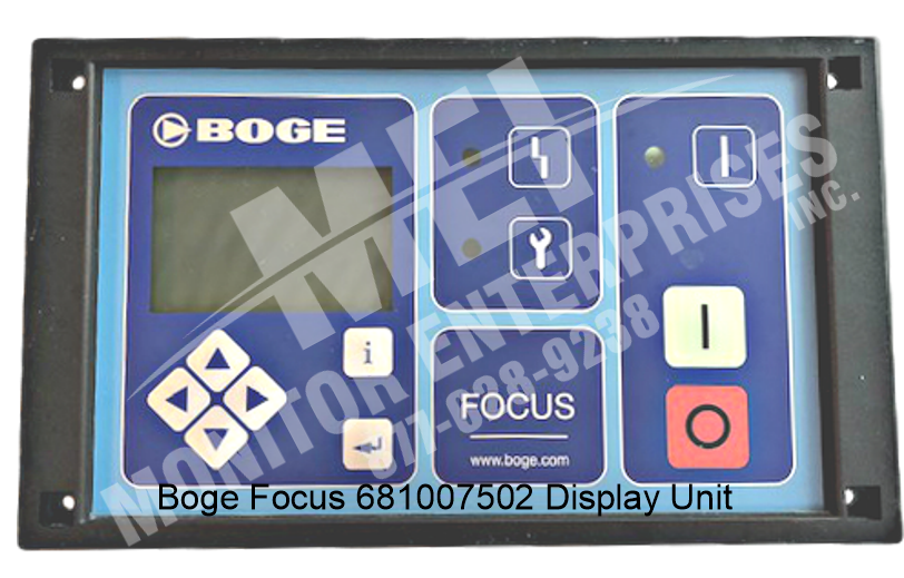 681007502 BOGE FOCUS 681007502 COMPRESSOR CONTROLLER DISPLAY MODULE