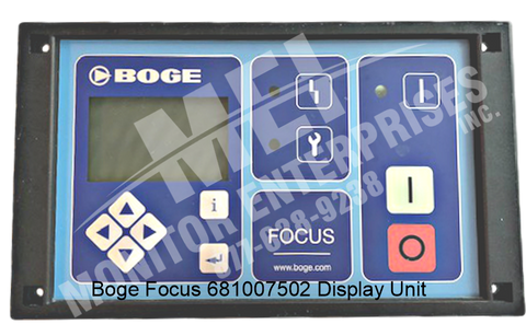 681007502 BOGE FOCUS 681007502 COMPRESSOR CONTROLLER DISPLAY MODULE