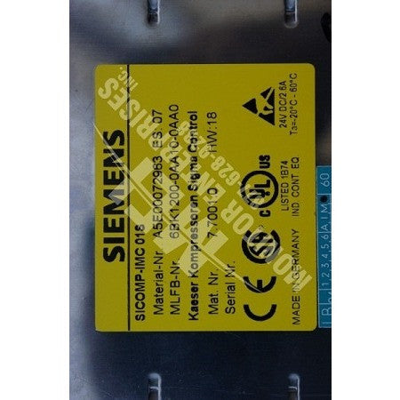 Kaeser Sigma 7.7001.0 Air Compressor Controller (YEL) (Side)