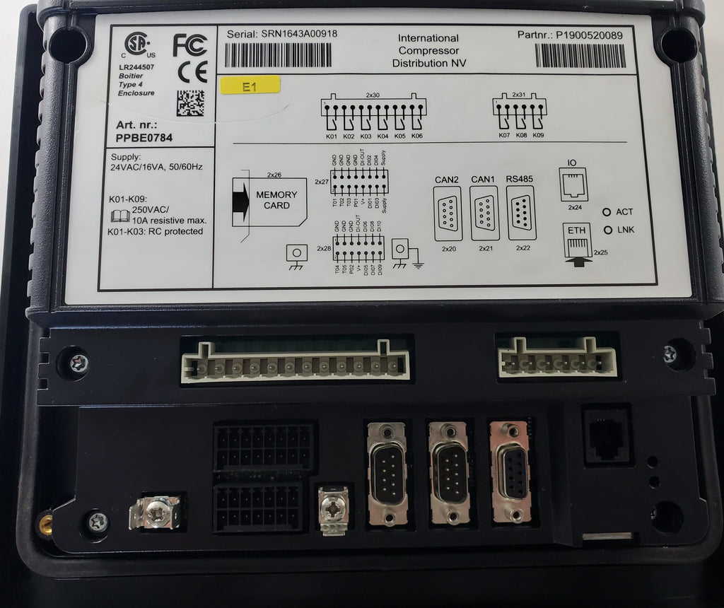 Quincy Elektronikon Grap Mb Purelogic – 1900 5200 89 1900520089 P1900520089