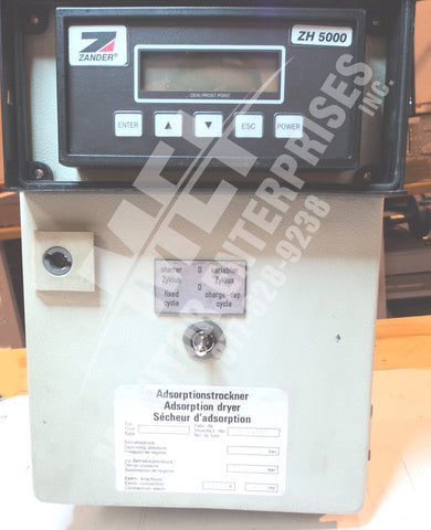 3800 ZH 5000 Zander KEN 3800 ZH 5000 Ecotronic Absorption Dryer Controller