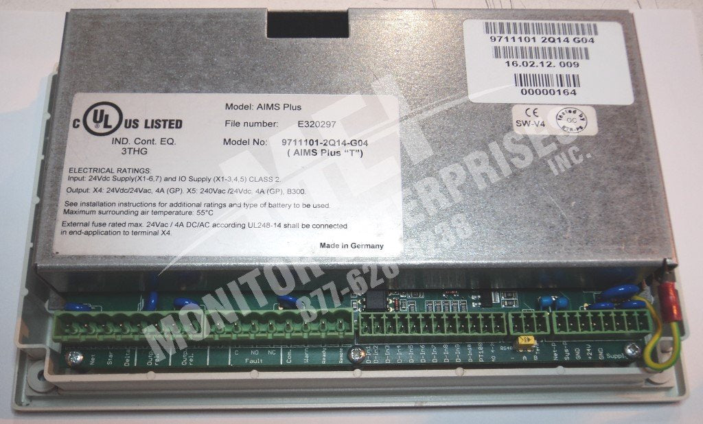 9711101-2Q14-G04 Curtis-Toledo Rotary Compressor Aims Plus "T" 9711101-2Q14-G04 Compressor Controller