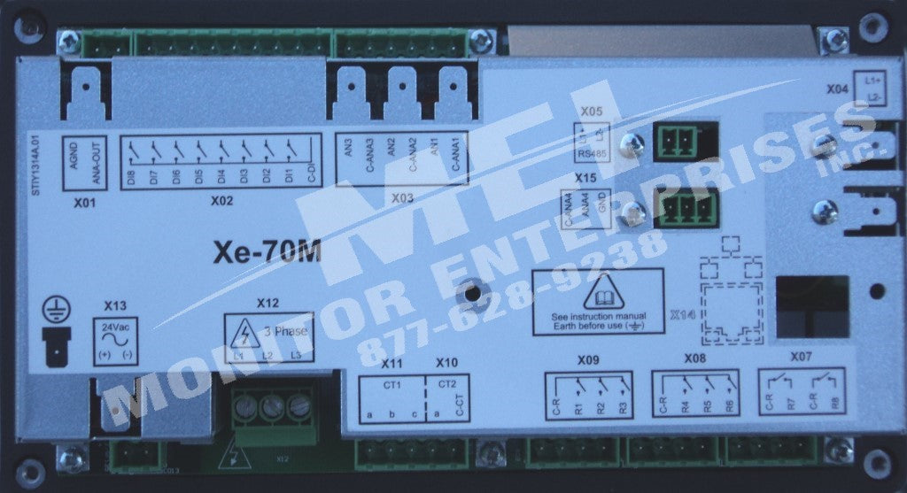 24114068 / XE-70M / Q1MCMCIR_E34 / E334874 / R15-3 INGERSOLL RAND MODEL AIRMASTER Q1 24114068 / XE-70M / Q1MCMCIR_E34 / E334874 / R15-3 BUS RS485 OPTIMIZED FOR ROTARY SCREW COMPRESSOR CONTROLLERS