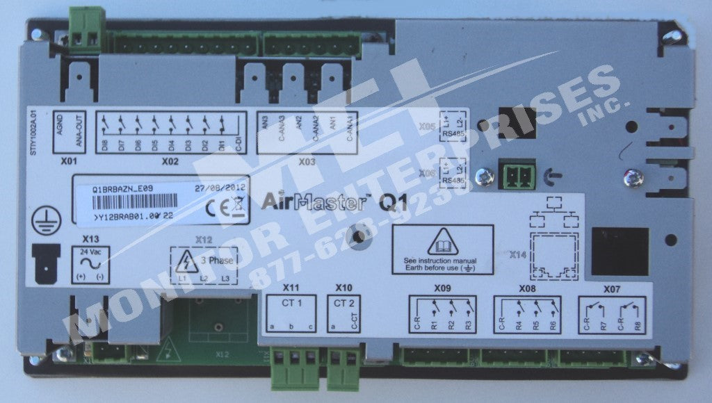 Y22BRAB01.00 CMC Modeltype: AirMaster Q1 Y22BRAB01.00 bus RS485 Optimized for Rotary Screw Compressor Controllers