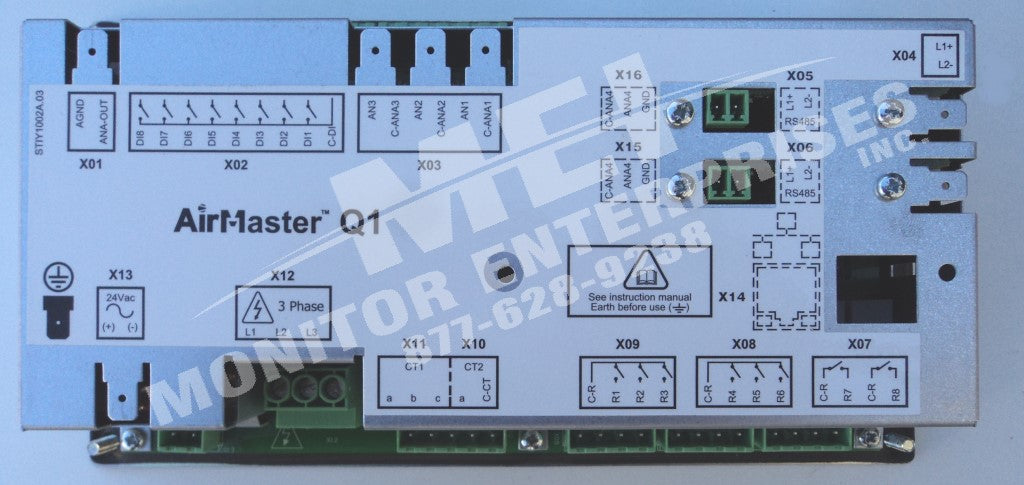 Y12PALA02.00  SULLIVAN PALATEK Modeltype: AirMaster Q1 Y12PALA02.00 bus RS485 Optimized for Rotary Screw Compressor Controllers