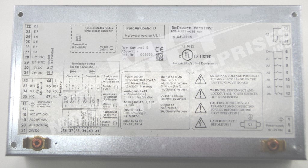 003666 FS CURTIS BASIC 003666 Compressor Controller