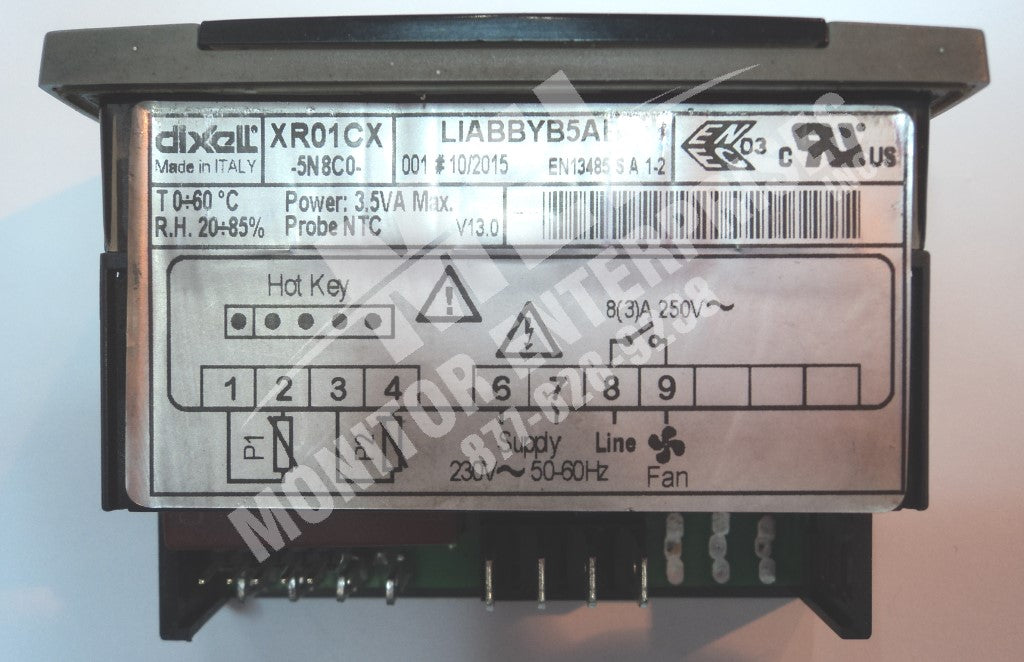 2203078085 QUINCY dixell XR01CX -5N8C8- LIABBYBAB 2203078085 DRYER TEMPERATURE CONTROLLER