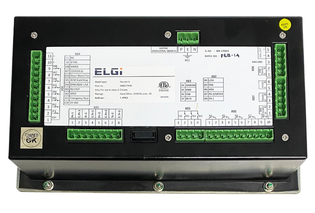 ELGI NEURON II 00897701N COMPRESSOR CONTROLLER