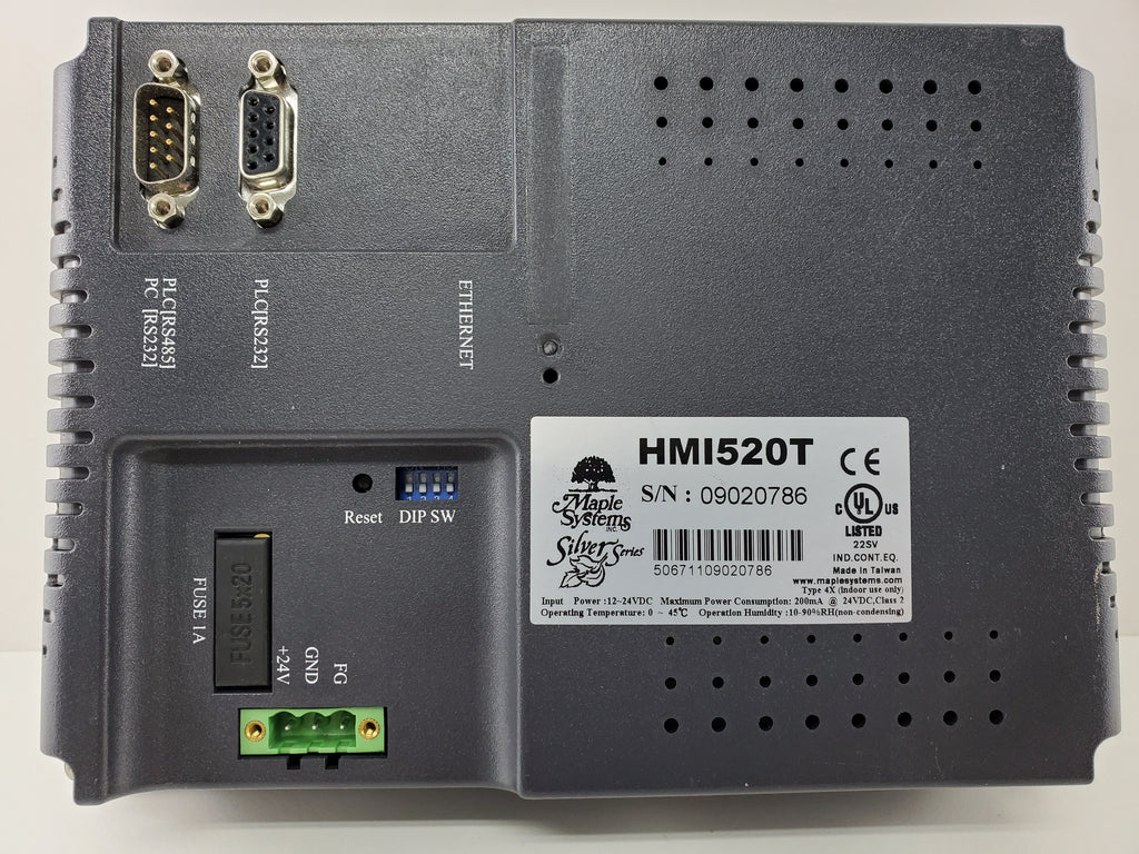 Maple Systems HMI520T Touchscreen Interface Panel 24v-dc