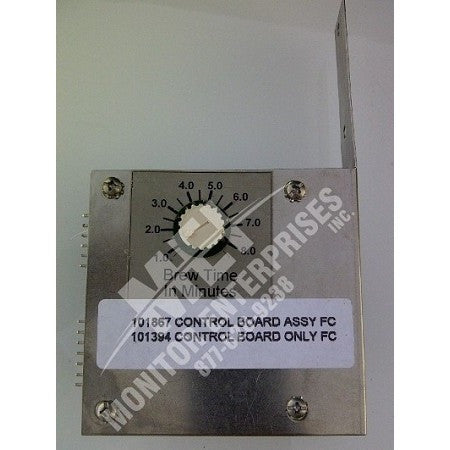 Newco 101867 Control Board ASSY FC - 101394 Control Board Only FC 1 - 8 MIN Coffee Brew Timer
