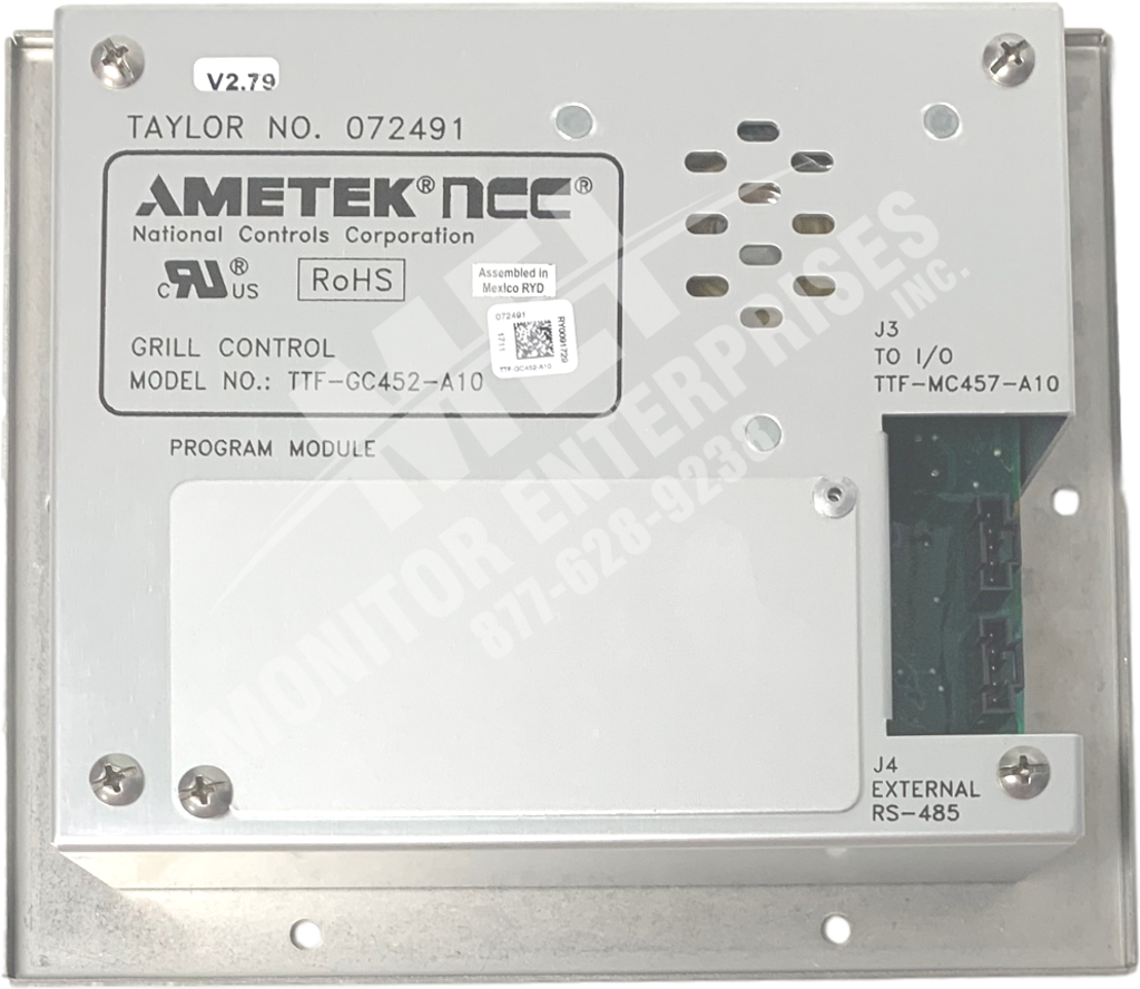 X72491-SER 072491 TTF-GC452-A10 TTFGC452-A10 TAFX72491-SER TAYLOR DISPLAY