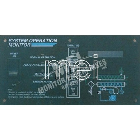 Deltech 7DE88JZ Air Dryer Systems Operation Monitor