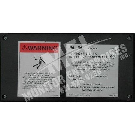 Ingersoll Rand 39842356 SSR 50-100  Sierra Intellisys Air Compressor Controller (back)