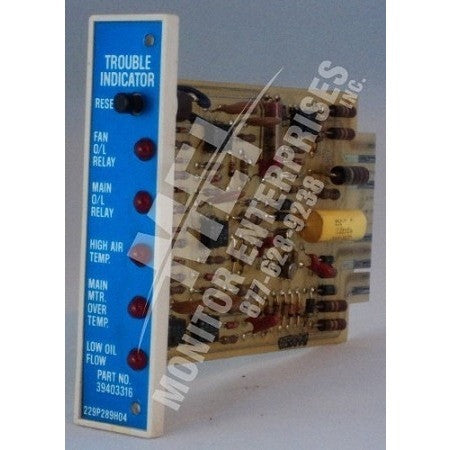 Ingersoll-Rand SSR 2000 39403316 229P289H04 Trouble Indicator Module
