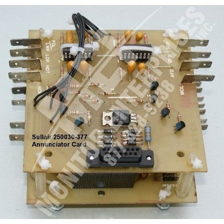 Sullair PN: 250030-377 8-Point Safety Shutdown Annunciator Compressor Function Monitor #2